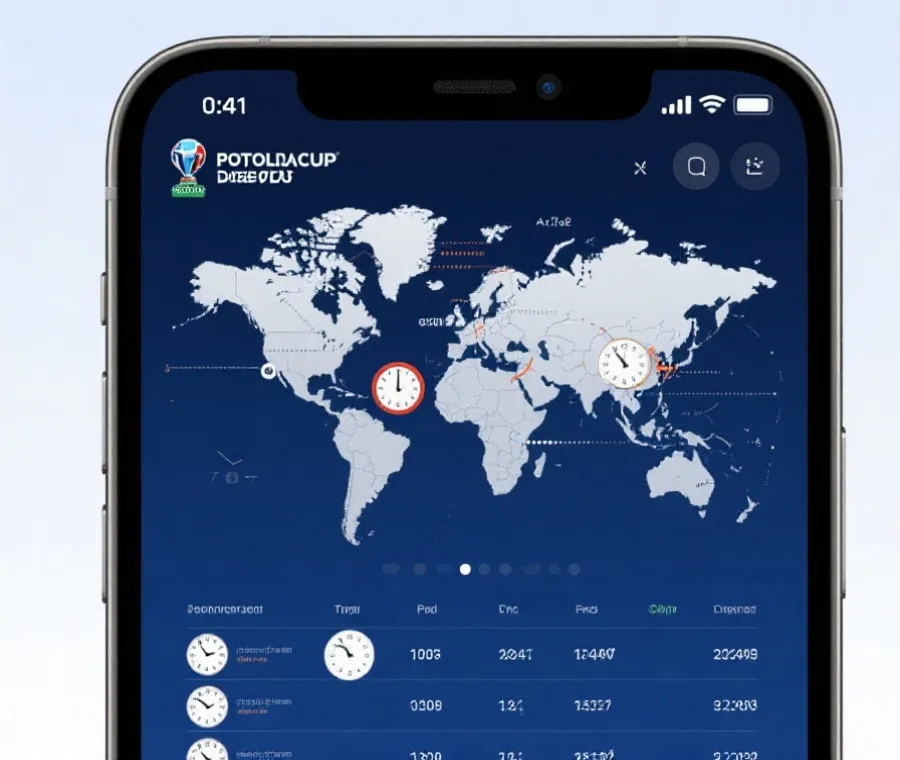 世界杯当地时间赛程工具展示