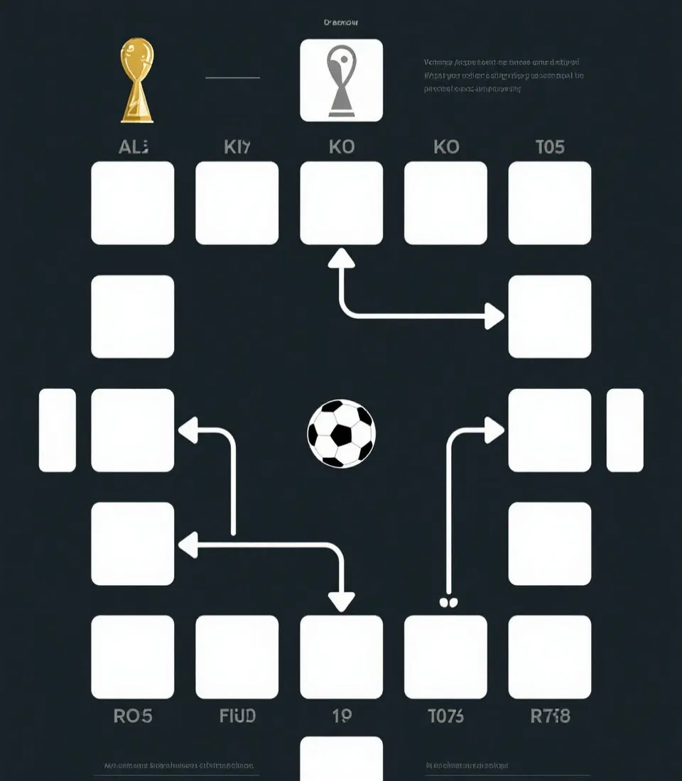 世界杯淘汰赛晋级图示意图
